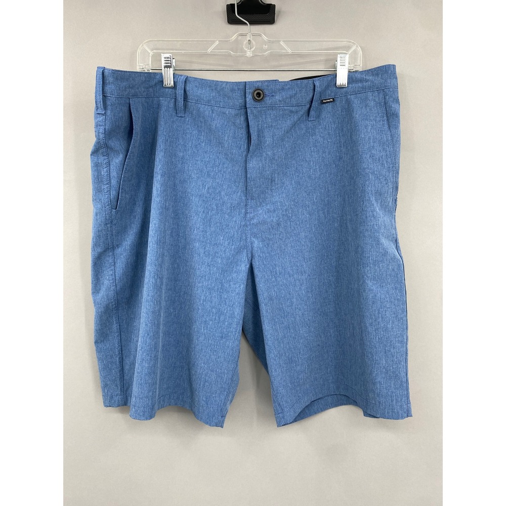 Hurley Phantom Hybrid Shorts Mens 38 Blue Heathered Board Shorts Walk‎ Shorts